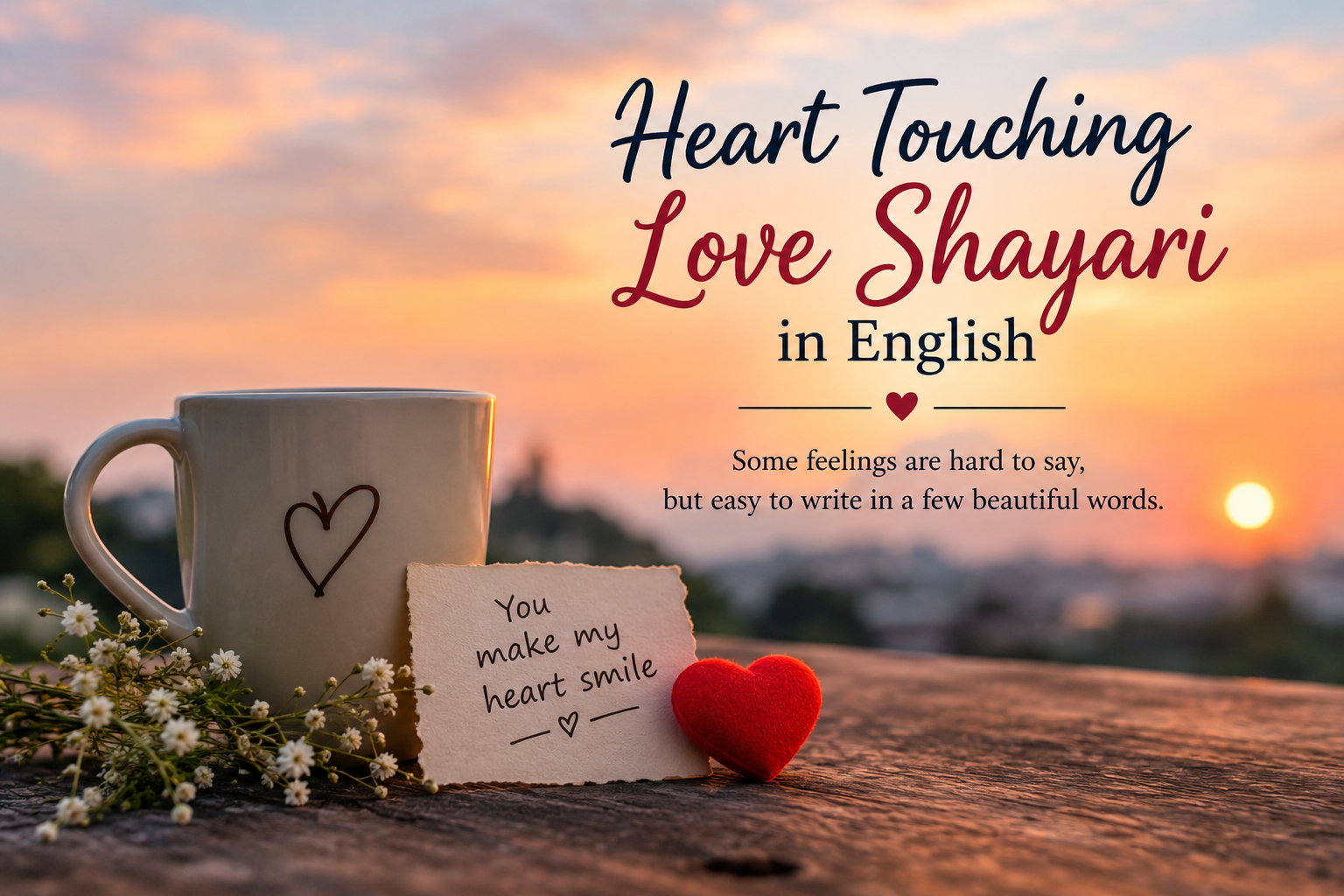 heart touching love shayari in English